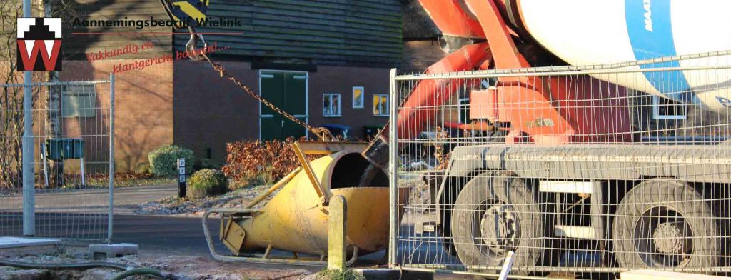 betonvloer laten storten door aannemersbedrijf wielink