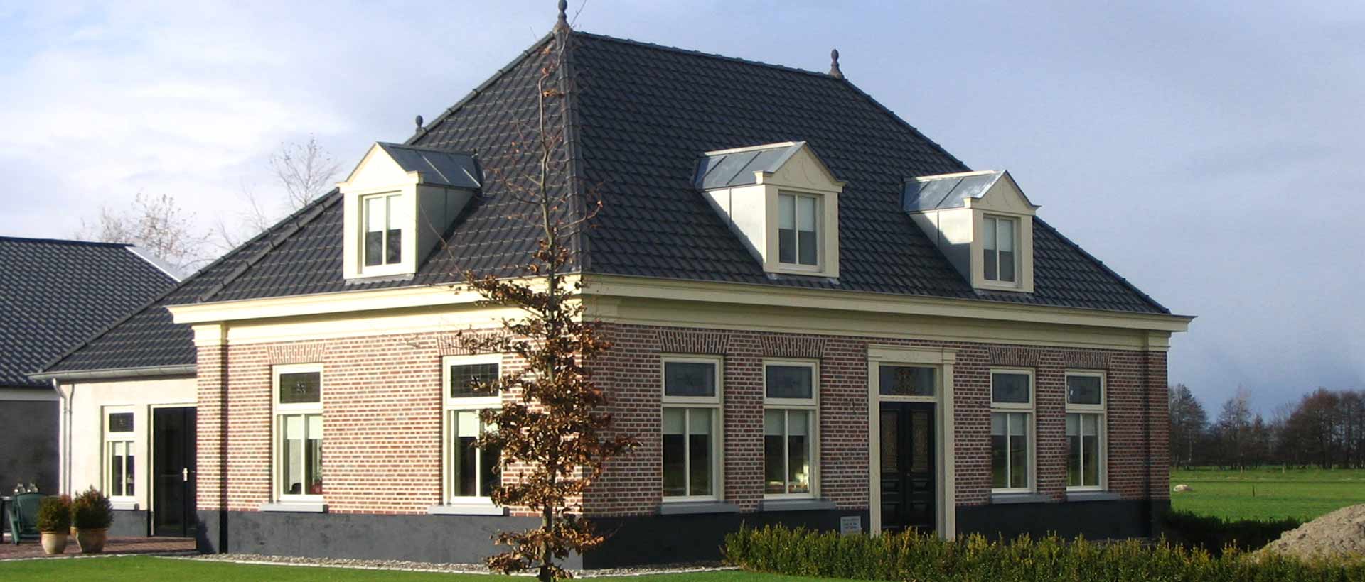 Bouw landelijke vrijstaande woning door aannemersbedrijf Wielink