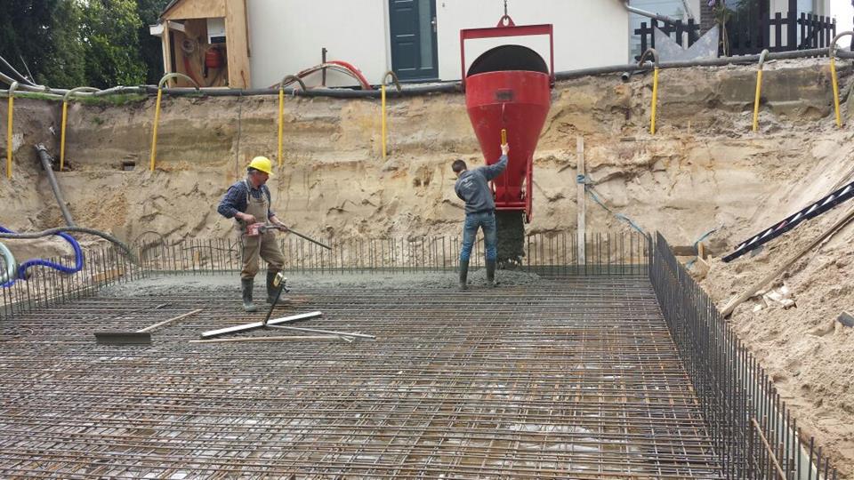 prefab betonkelder laten storten in zwolle door aannemersbedrijf bouwbedrijf wielink
