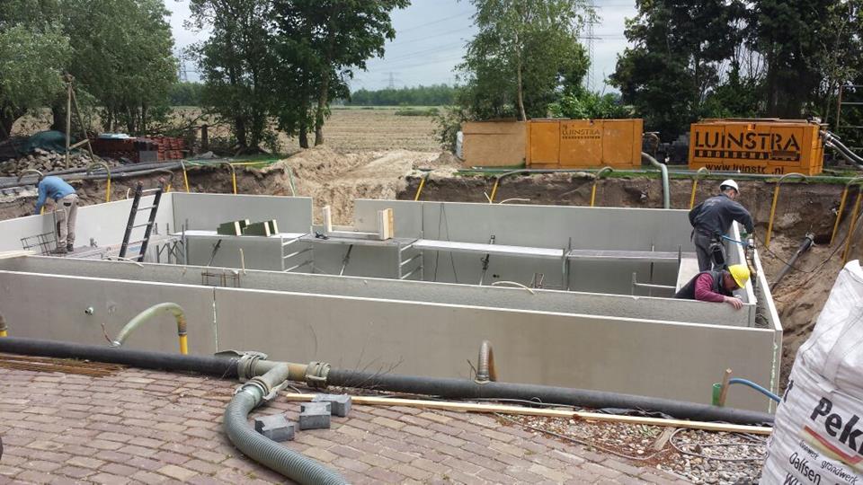 prefab betonkelder laten storten in zwolle door aannemersbedrijf bouwbedrijf wielink