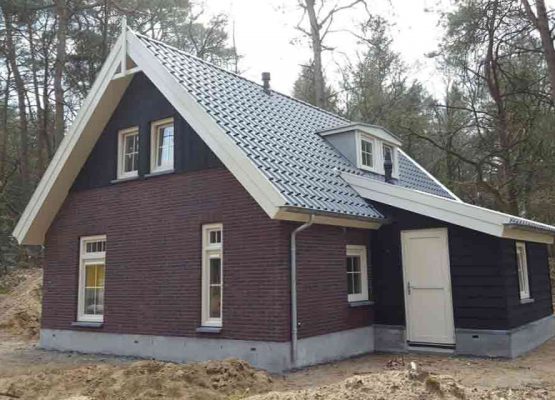 bouw vakantiehuisje te nunspeet aannemersbedrijf Wielink