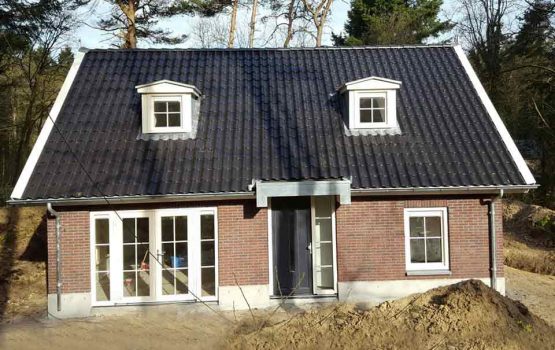 bouw van recreatiewoning op de veluwe nunspeet