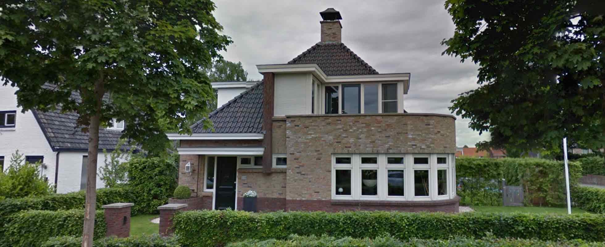 bouw van woning aan dorpsweg in hattem