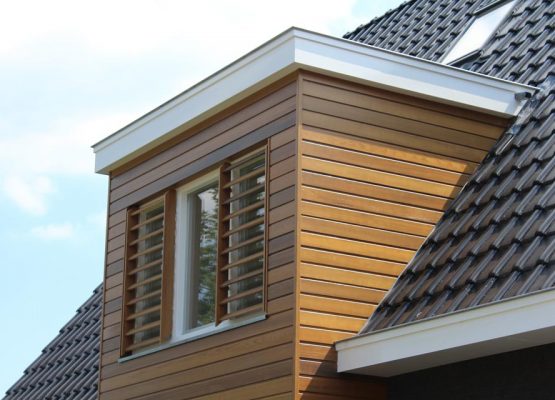 detail moderne woning - modern huis bouwen in Elburg (1) dakuitbouw