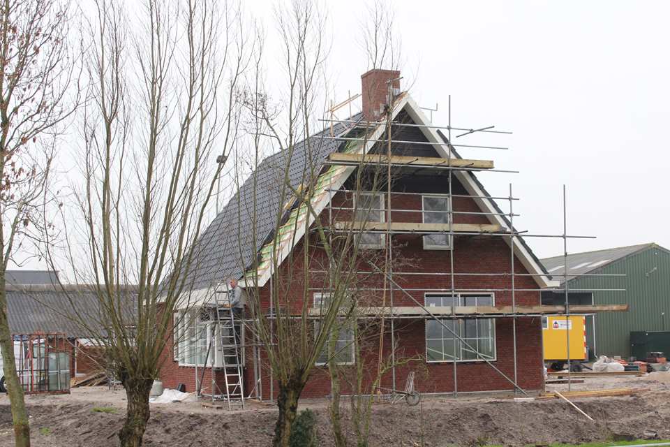 Noodwoning vervangen voor een vrijstaande woning in Kamperveen door aannemersbedrijf Wielink uit Doornspijk