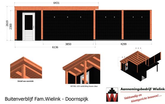 Het douglas tuinhuis op maat kan voor u worden uitgetekend