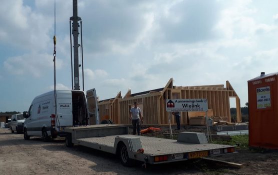 houtskeletbouw woning (HSB) aannemer bouwt in Almere aannemersbedrijf Wielink