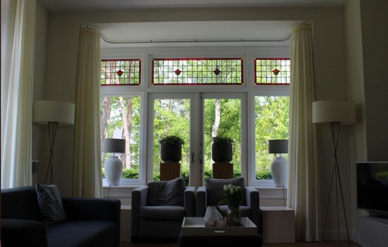 interieur van landelijk herenhuis, vrijstaande woning