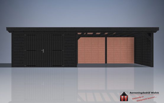 carport op maat - carport met schuur - carport bouwpakket - Douglas of eiken carport (1)
