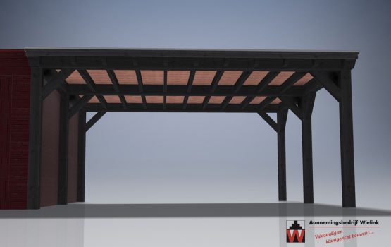 carport op maat - carport met schuur - carport bouwpakket - Douglas of eiken carport (4)