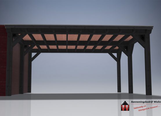 carport op maat - carport met schuur - carport bouwpakket - Douglas of eiken carport (4)
