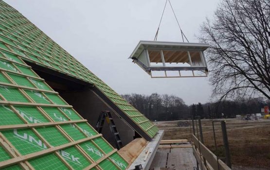 Houtskeletbouw woning - houten huis - exclusieve houtbouw aannemersbedrijf - bouwbedrijf Wielink - Prefab houten huis bouwen