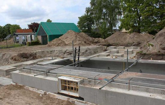 bouw van woonkelder onder vrijstaande woning in elburg - kelderbouw aannemersbedrijf Wielink