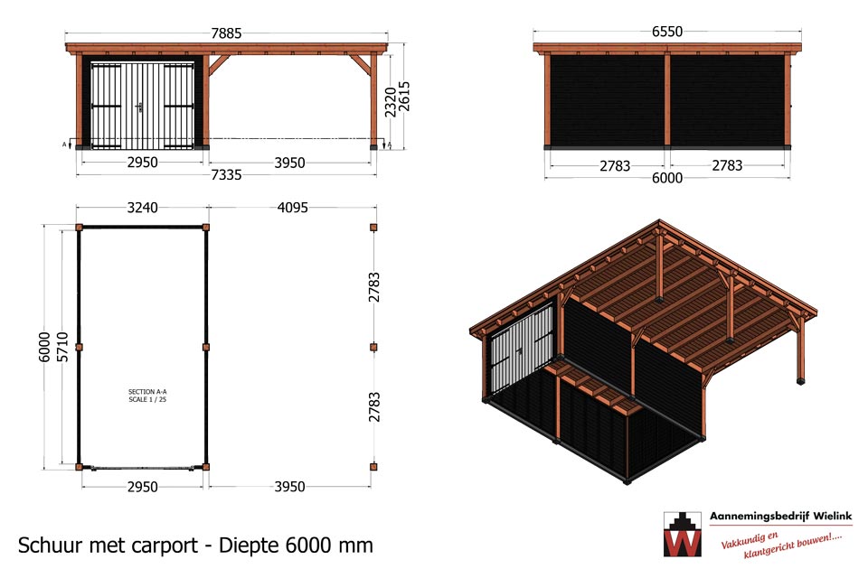 Beste Carport bouwen van hout? ☆ Exclusieve houtbouw - Alles op maat! ☆ MZ-03