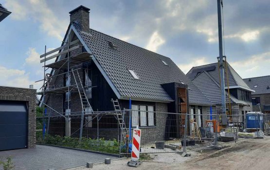 bouw vrijstaande woning op de Dijkjes - Aannemersbedrijf Wielink uit Doornspijk