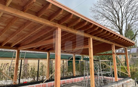 maatwerk geïsoleerd buitenverblijf lessenaars dak carport of tuinkantoor wielink houtbouw