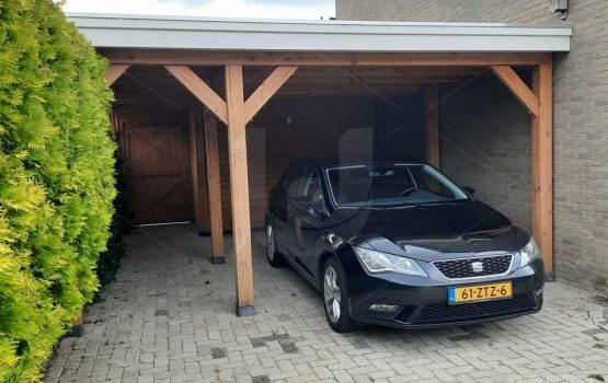 douglas-overkapping-carport-bouwpakket-met-schuurtje-of-berging-wielink-houtbouw-amersfoort-soest